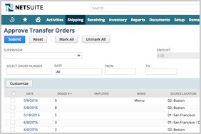 Transfer Order Management