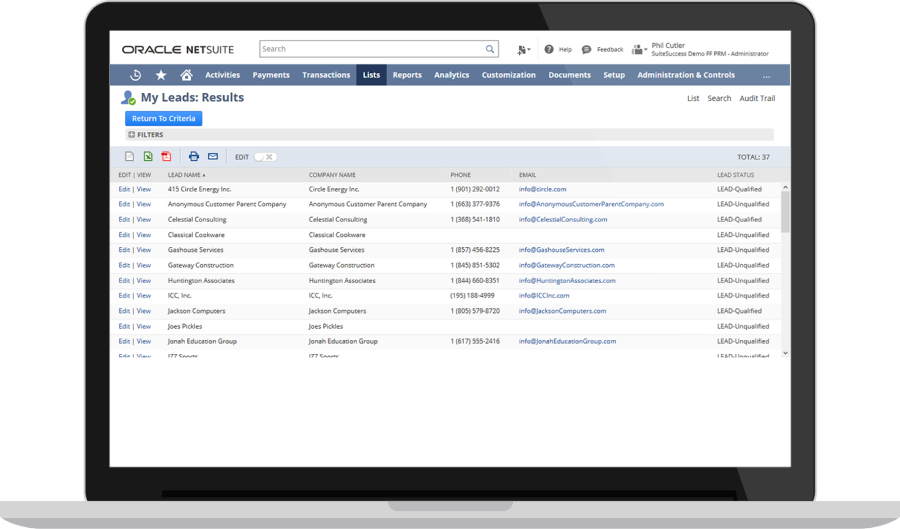 Landing Pages and Forms screenshot