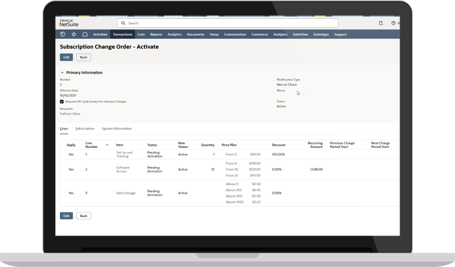 変更指示 Dashboard