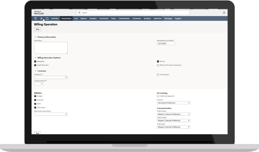 課金設定エンジン Dashboard
