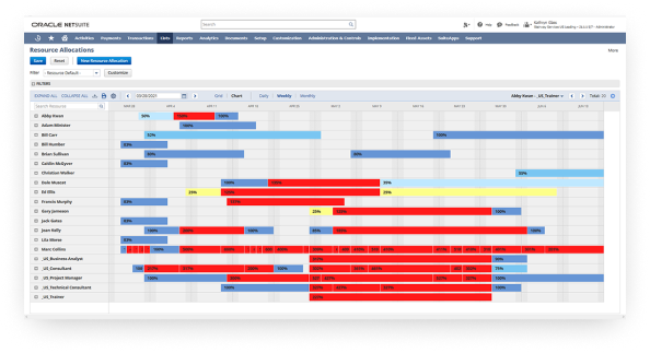NetSuite リソース管理とは